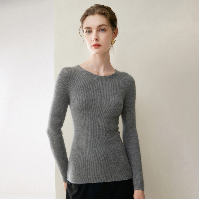 New Quality 100% Pure Cashmere Sweater for Women, Round Neck Slim-Fit Knit Base Sweater, Autumn and Winter Warm Sweater New Quality 100% Pure Cashmere Sweater for Women, Round Neck Slim-Fit Knit Base Sweater, Autumn and Winter Warm Sweater