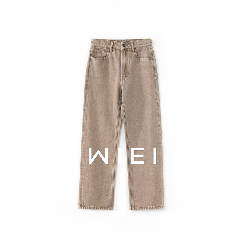 Rongrong Wiei* Imported 100% Cotton Heavy-Duty Washed and Distressed Straight-Leg Slimming Jeans W26103109 Rongrong Wiei* Imported 100% Cotton Heavy-Duty Washed and Distressed Straight-Leg Slimming Jeans W26103109