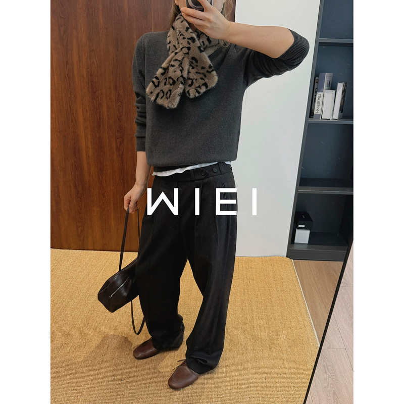 Rongrong Wiei* Free Sweater* Consinee 100% Cashmere Comfortable Soft Knitted Sweater W25409053