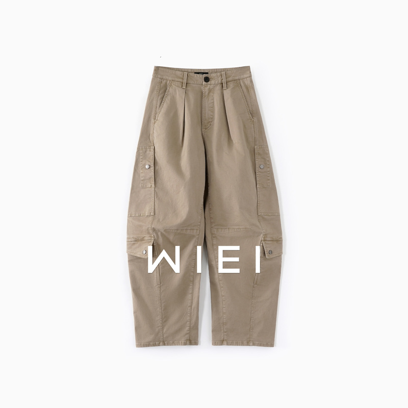《Wi Ei》 Blogger Pants* American Retro Three-Dimensional Pocket Deconstructed Workwear Casual Jeans W26102398