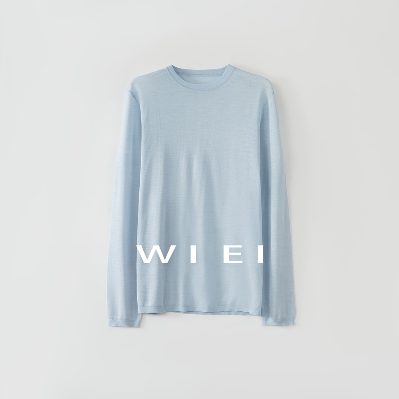 《Wi Ei》Star Ice* Airy 100% Mulberry Silk Paper Knit Sweater W26109279