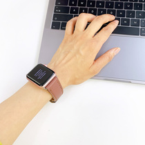 Hermes Sheep for Apple iwatch6 SE Leather applewatch5 4 Generation Handmade Ladies Strap