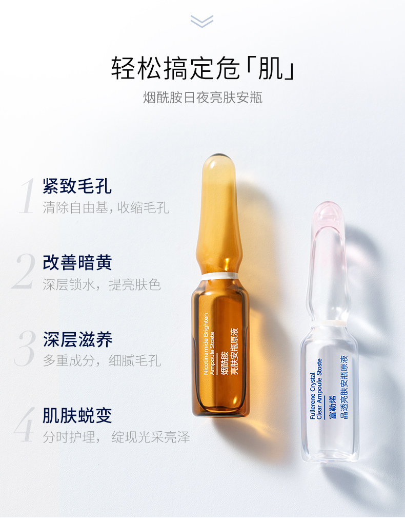 优理氏 烟酰胺日夜亮肤精华安瓶礼盒 28支 图2