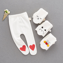 Autumn baby socks Spring and Autumn long tube womens baby pantyhose cotton cute super cute Full Moon big pp leggings