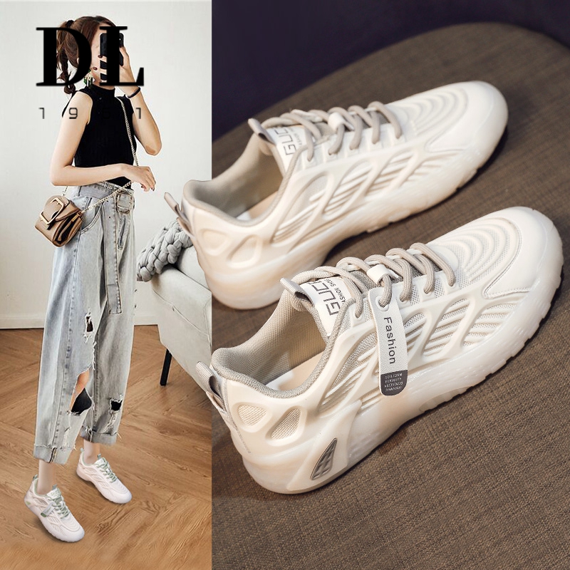 High Quality highly recommended ~ fried chicken is good, all-match comfortable mesh breathable leather soft-soled dad shoes