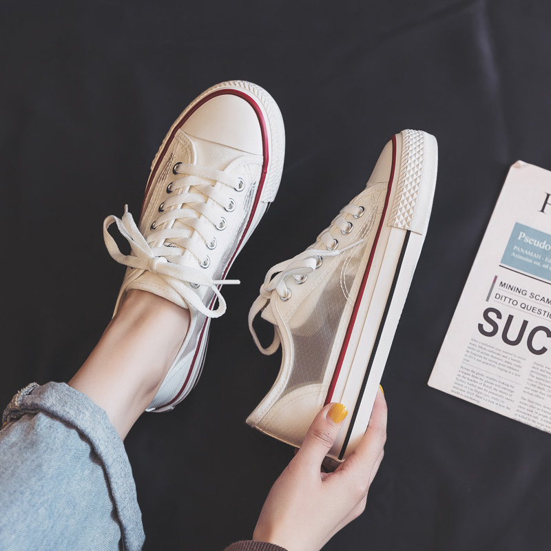 home daily Fashionable and versatile~ Strongly promote self-retention, all-match summer thin breathable hollow mesh canvas shoes