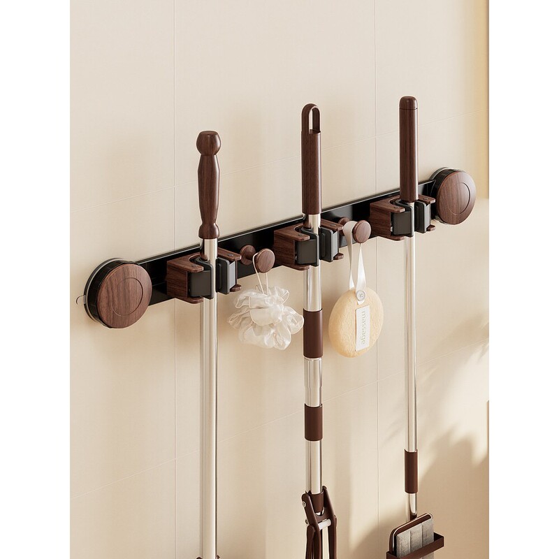 German Quality Bathroom Suction Cup Mop Wall-Mounted Clip, Vintage Style, No-Drill Vacuum Traceless Mop Broom Hook German Quality Bathroom Suction Cup Mop Wall-Mounted Clip, Vintage Style, No-Drill Vacuum Traceless Mop Broom Hook