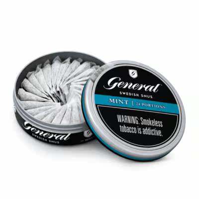烟瑞典戒烟替代品Snus口含烟唇General Mint W