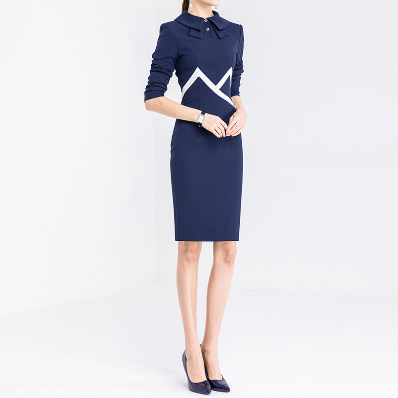 Workplace dress work clothes women's fashion work clothes for work clothes Temperament Foreign Dress Suit Beauty Institute Front Desk