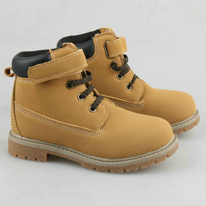 11 16 WN Classic CHILDREN TOOLING YELLOW BOOTS COMFORT 100 LAP MAGIC STICKER ANTI SLIP RUBBER BOOTS BOTTOM