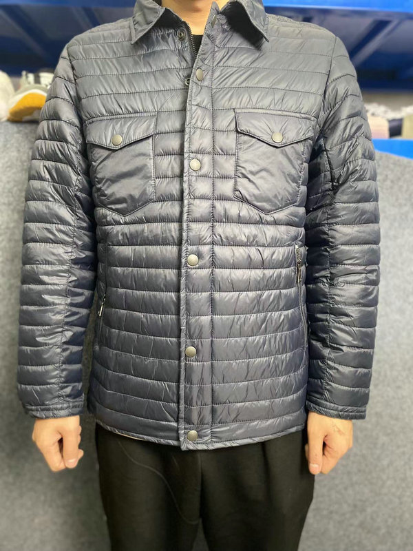 12 12 Foreign trade new dog ears men's casual jacket thin cotton swarm jacket comfortable and warm