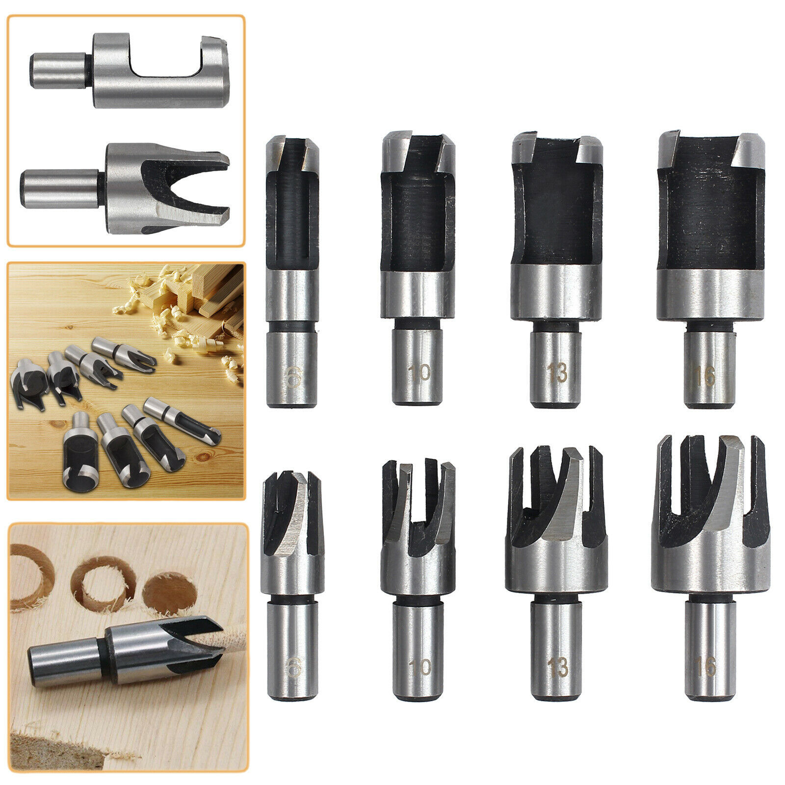 Take cork knife woodworking diy drill bit high-speed net round bar knife round wood tenon reclaiming knife sleeve hole drill cork drill