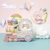 LOTS ) JARLL Gemini Moon Cute Decoration Ornaments for Girls Children Birthday Commemorative Gifts