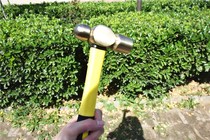 Explosion-proof aluminum bronze beryllium bronze milk head hammer round hammer brass hammer brass hammer red copper hammer 1 1 5 2 2 5 lbs