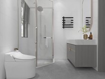 Surface Mounted Heated Towel Rail -304 Stainless Steel Version