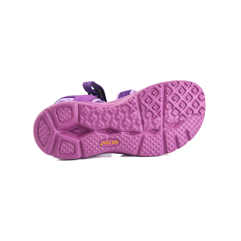 SIX.TEN / cắm trại đích thực Mùa hè mới Giày nữ Velcro siêu nhẹ dép thể thao dép đi biển ngoài trời - Khởi động ngoài trời giày lót lông