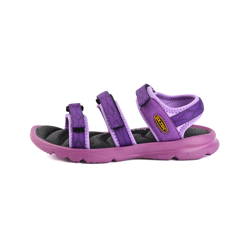 SIX.TEN / cắm trại đích thực Mùa hè mới Giày nữ Velcro siêu nhẹ dép thể thao dép đi biển ngoài trời - Khởi động ngoài trời giày lót lông