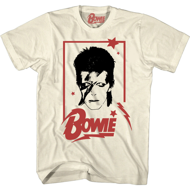 Rock Singer David Bowie Face T-Shirt Men's Heavy Cotton T-Shirt Rock Singer David Bowie Face T-Shirt Men's Heavy Cotton T-Shirt