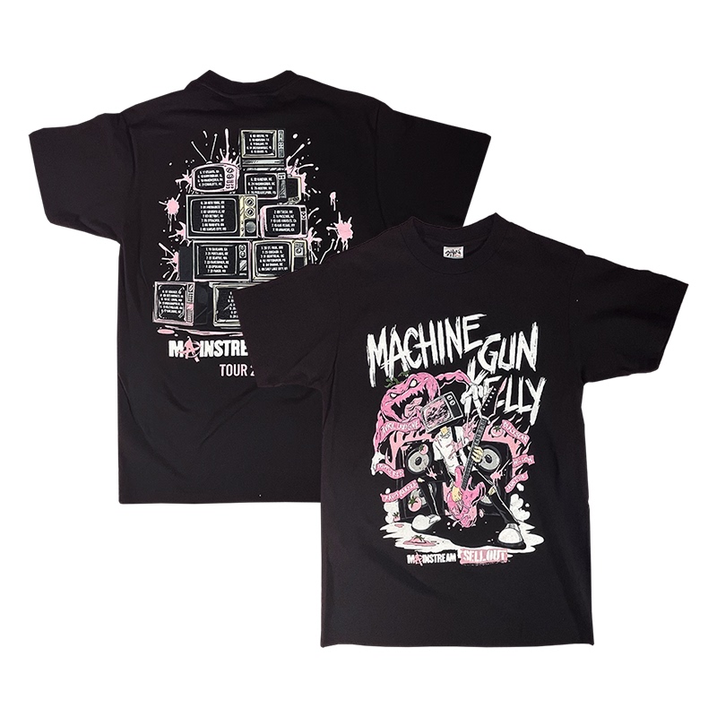Singer, Actor Machine Gun Kelly Richard Colson Baker American Short-Sleeved T-Shirt