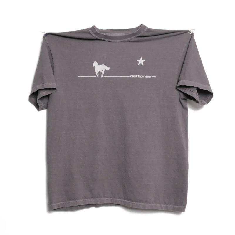 2003 Deftones Subsonic Band Cassette Tape Graphic Rock American Retro Short Sleeve T-Shirt
