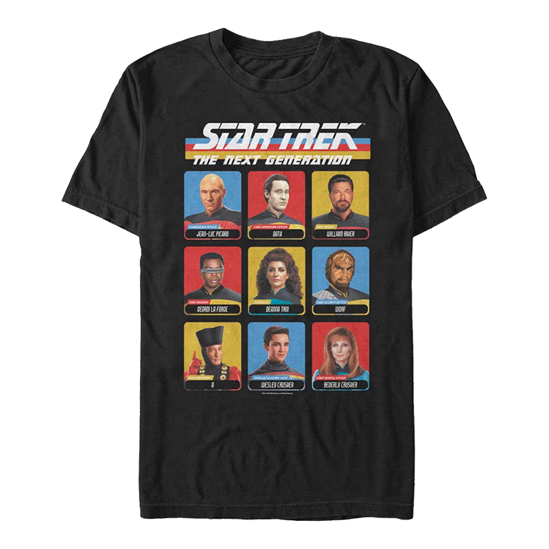 Star Trek Sci-Fi Tv Series Merchandise Short-Sleeved Captain James Kirk American Retro T-Shirt