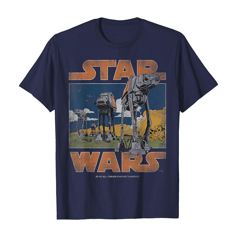 2025 New European and American Style Loose-Fitting Star Wars Movie Darth Vader American Retro Loose-Fit Direct-Print Short-Sleeve T-Shirt 2025 New European and American Style Loose-Fitting Star Wars Movie Darth Vader American Retro Loose-Fit Direct-Print Short-Sleeve T-Shirt