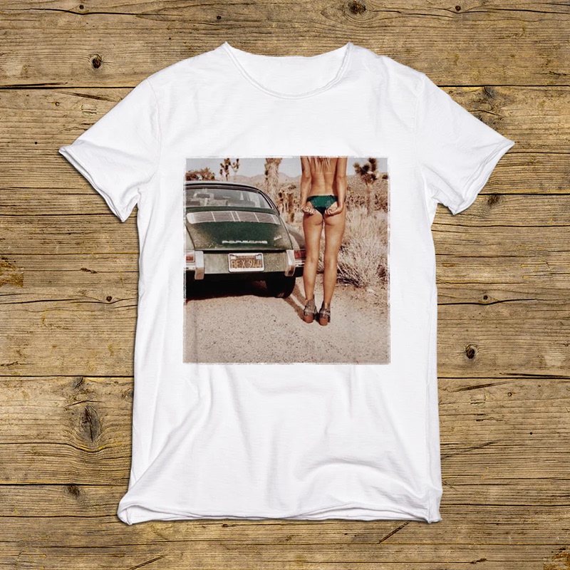 California 70S Seaside Style Surfing Culture Retro Seaside Vacation Casual Short-Sleeved Pure Cotton T-Shirt California 70S Seaside Style Surfing Culture Retro Seaside Vacation Casual Short-Sleeved Pure Cotton T-Shirt