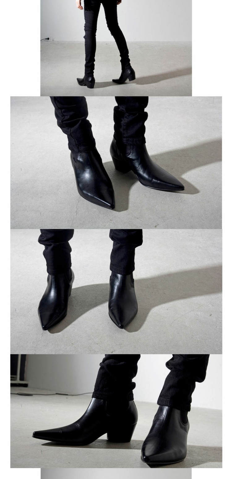 Mùa xuân thời trang Hàn Quốc phiên bản của người Anh da tăng của nam giới cao khởi động chỉ giày da của nam giới boots da khởi động khởi động ngắn giày thủy triều