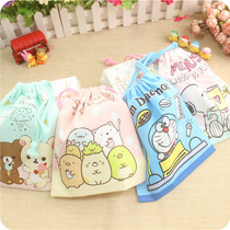 Cartoon bundle pocket Big-eared dog Gemini Melody KT cosmetics small bag Jewelry sundries Drawstring storage bag