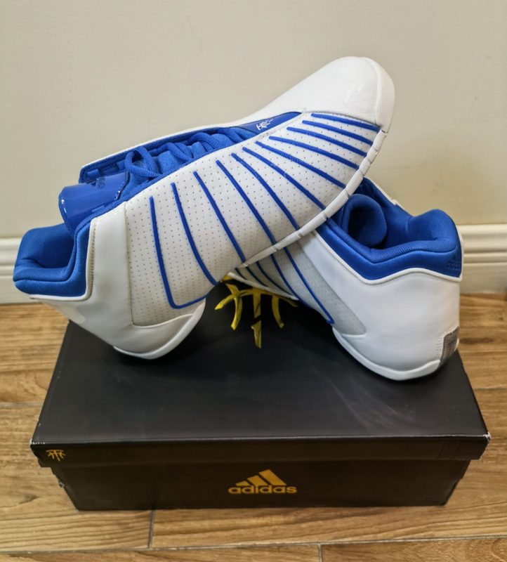 Rainbow Adidas T-Mac 3 Restomod Mcgrady 3 White and Blue Shock-Absorbing Wear-Resistant Wrap G58904 Rainbow Adidas T-Mac 3 Restomod Mcgrady 3 White and Blue Shock-Absorbing Wear-Resistant Wrap G58904