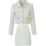 Модный осенний комплект, в стиле Шанель, городской стиль, подходит для подростков