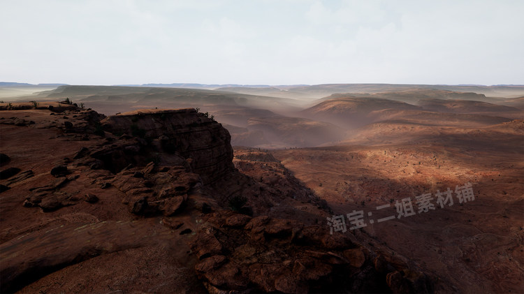 图片[7]-rushify – Canyons Pack V4.27峡谷地形笔刷UE4景观材质纹理素材-cg男孩