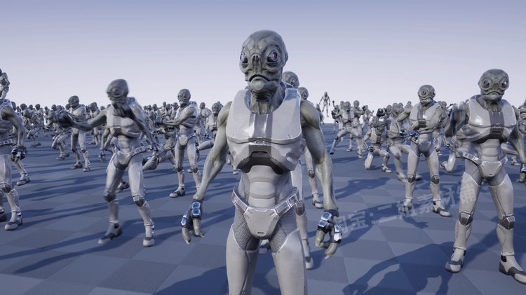 图片[4]-ARKHRIN科幻外星人武器UE4虚幻5模型NPC人物角色敌人素材-cg男孩