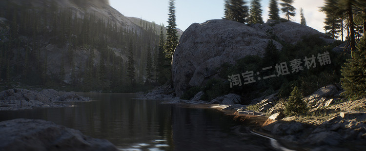 图片[21]-Colorado Nature山脉坡地森林湿地湖泊绿色牧场UE5自然风光地貌-cg男孩