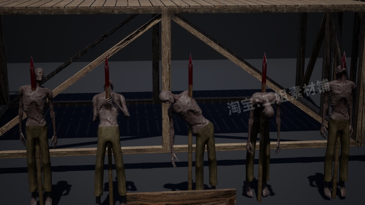 图片[19]-Morbid Pack Volume 1死去角色道具恐怖人物刑具UE4虚幻5资产素材-cg男孩