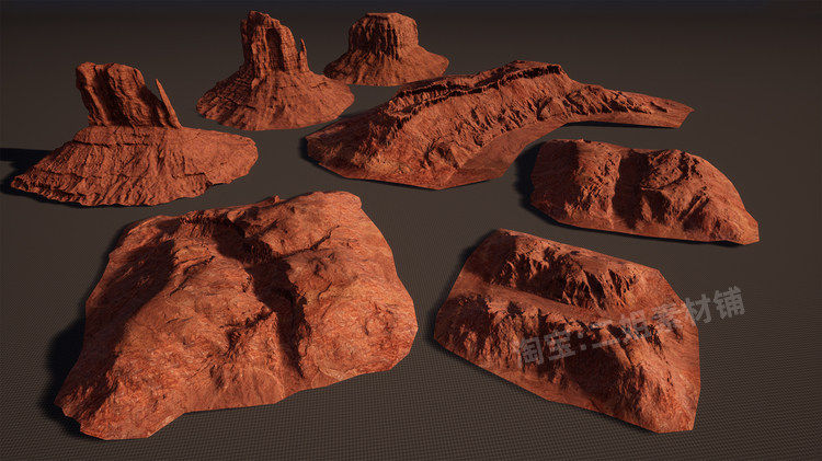 图片[13]-rushify – Canyons Pack V4.27峡谷地形笔刷UE4景观材质纹理素材-cg男孩