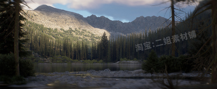 图片[13]-Colorado Nature山脉坡地森林湿地湖泊绿色牧场UE5自然风光地貌-cg男孩