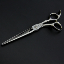 Pet scissors double-sided trimming scissors Straight cut 6 5 inch dog shearing scissors Teddy Bear beauty tools