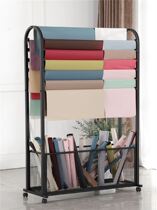 Ribbon shelf ribbon storage rack convenient removable multi-layer flower material packaging paper holder Ribbon holder durable