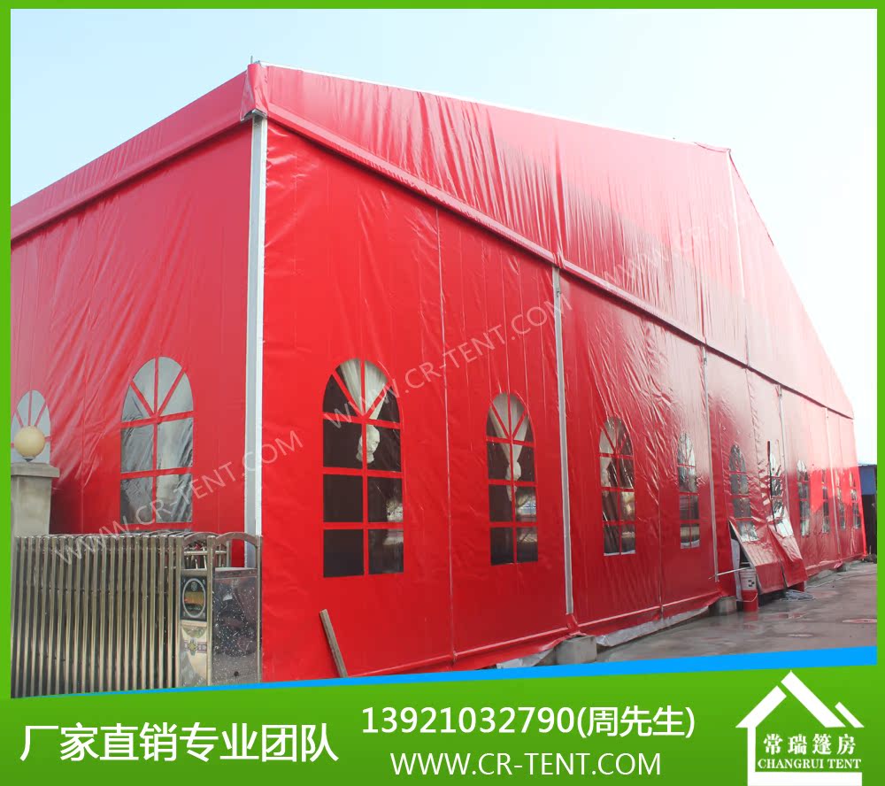Tiệc cưới đám cưới lều triển lãm xe trưng bày hoạt động kho lều tiệc cưới châu Âu tiệc cưới đỏ và trắng - Lều / mái hiên / phụ kiện lều cọc lều nhôm		