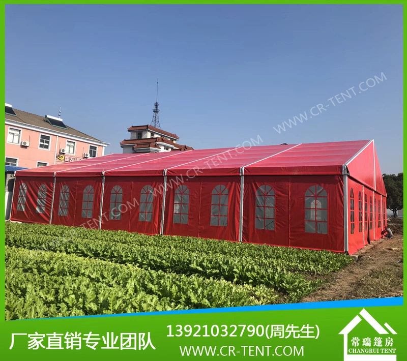 Tiệc cưới đám cưới lều triển lãm xe trưng bày hoạt động kho lều tiệc cưới châu Âu tiệc cưới đỏ và trắng - Lều / mái hiên / phụ kiện lều thuê lều cắm trại