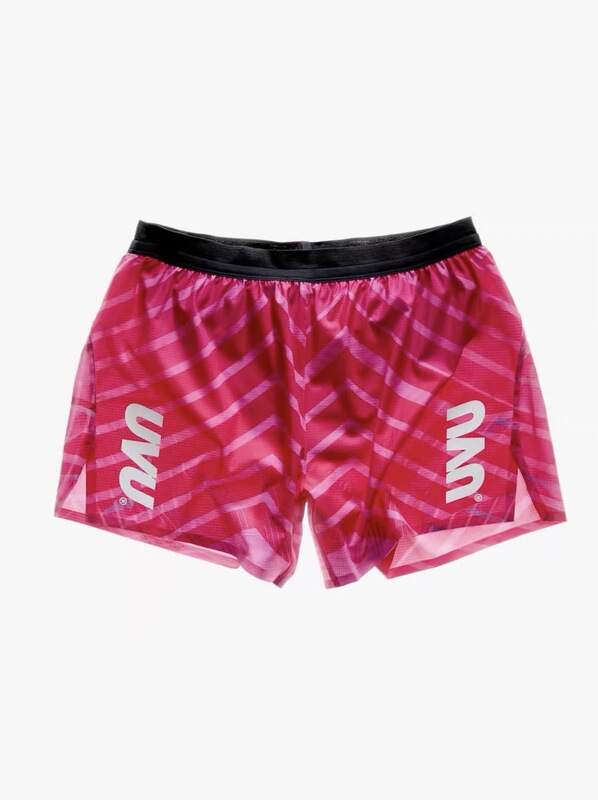 Uvu Running Shorts Split Shorts Pink Sports Fitness Cycling Cross-Country Marathon Exercise Leisure