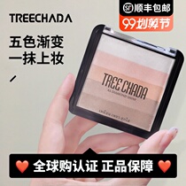 Thai treechada gradient lazy eyeshadow plate ins cheap pearlescent sequins hand stump molding eye shadow