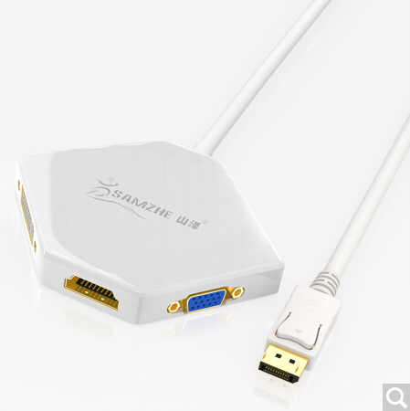 Yamazawa (SAMZHE) FM-505 Great DP Go HDMI DVI VGA three-in-one 0 25 m white