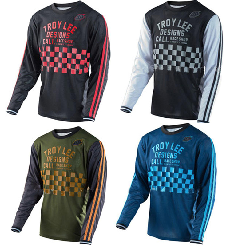 TLD downhill suit summer long sleeve quick-drying T-shirt bike riding uniform motorcycle racing cross-country shirt customization