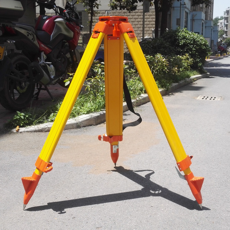 Level theodolite total station tripod solid wood aluminum tripod instrument bracket