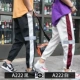 Mùa thu và mùa đông cộng với quần nhung nam hip hop lỏng lẻo quần chín quần xu hướng phản chiếu cặp đôi chân ướt đẫm mồ hôi