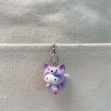 Hello Kitty, hello kitty, милая сумка с молнией, подвеска, DIY, материал