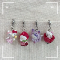 Hello Kitty, hello kitty, милая сумка с молнией, подвеска, DIY, материал