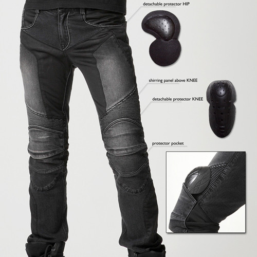 UglyBROS Motorcycle cycle jeans anti-wrestling net Summer elastic Harley pants for men and women
